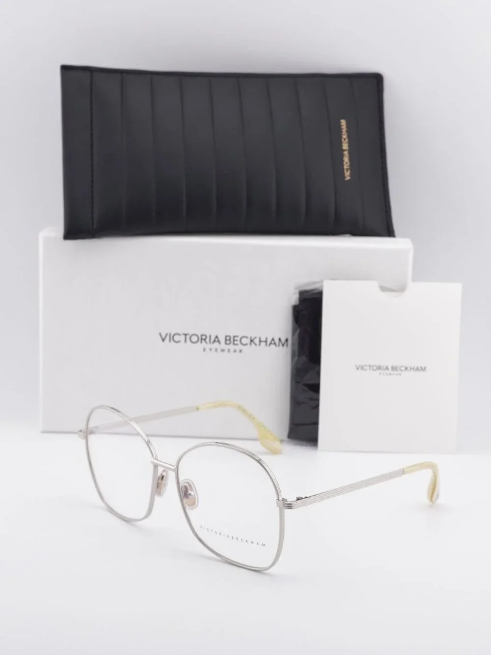 Victoria Beckham VB220 715 Butterfly Eyeglasses 58mm - Light Gold
